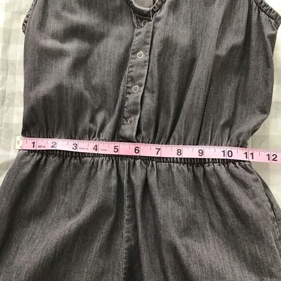 Rvca shortall lightweight 100% cotton  charcoal grey pockets elastic waist XS - Picture 9 of 13